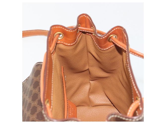 Céline CELINE Macadam Rucksack PVC Leder Braun Goldfarben - Ansicht 21