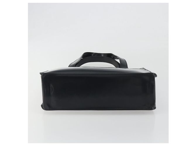 CHANEL Tote Bag Lackleder Schwarz Silver CC - Ansicht 5
