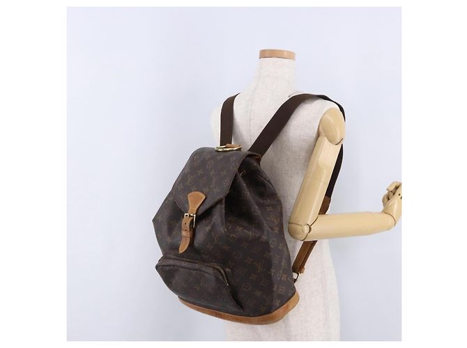 LOUIS VUITTON Monogram Montsouris GM Backpack M51135 LV - vista 27