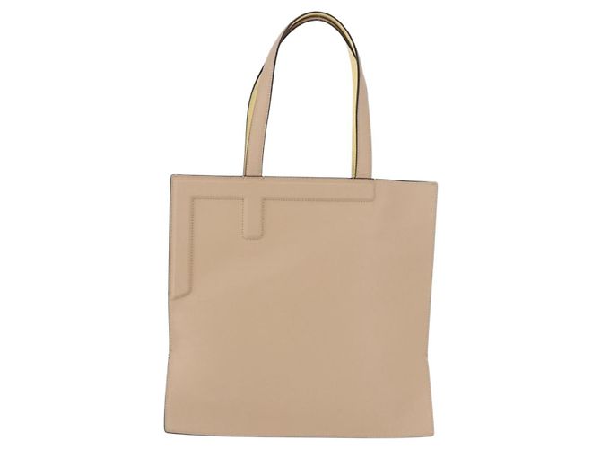 FENDI Tote Bag Leather Yellow - vista 13