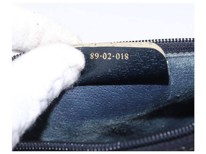 GUCCI GG Supreme Sherry Line Shoulder Bag PVC Navy Gold 89 02 018 - vista 12
