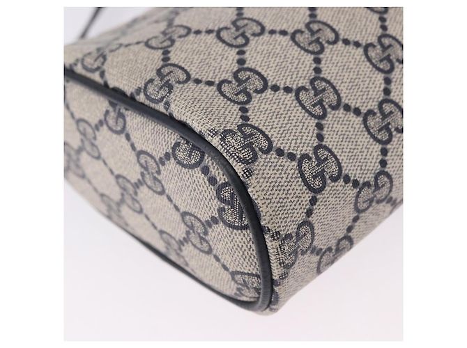 GUCCI GG Supreme Sherry Line Shoulder Bag PVC Navy Gold 89 02 018 - vista 14