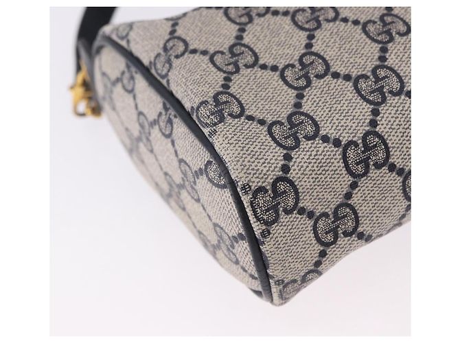GUCCI GG Supreme Sherry Line Shoulder Bag PVC Navy Gold 89 02 018 - vista 16
