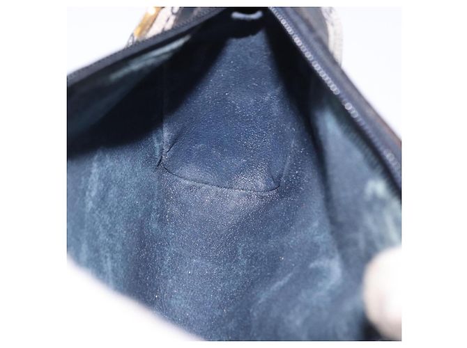GUCCI GG Supreme Sherry Line Shoulder Bag PVC Navy Gold 89 02 018 - vista 20