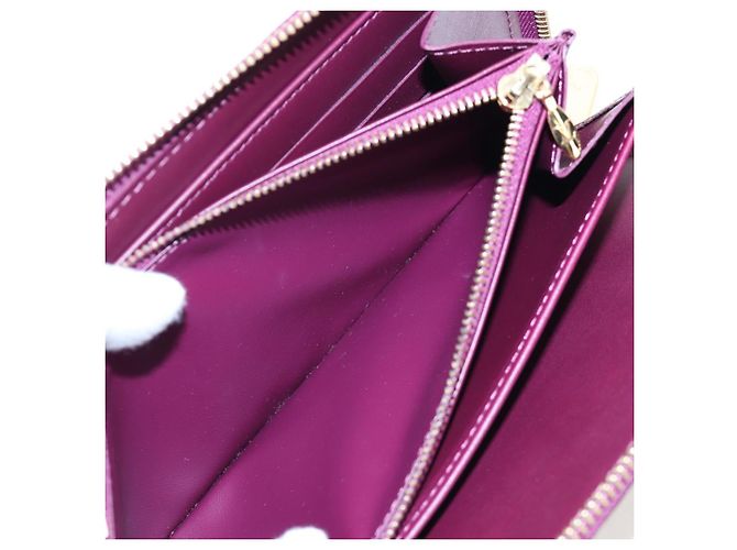 LOUIS VUITTON Monogram Vernis Zippy Organizer Long Wallet Viole LV - vista 10