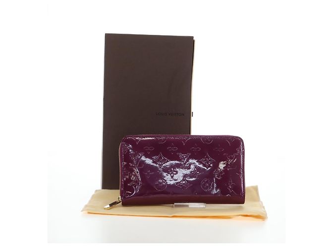 LOUIS VUITTON Monogram Vernis Zippy Organizer Long Wallet Viole LV - vista 12