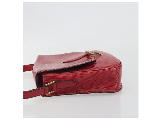 LOUIS VUITTON Epi Saint Cloud GM Shoulder Bag Red M52197 LV - vista 4