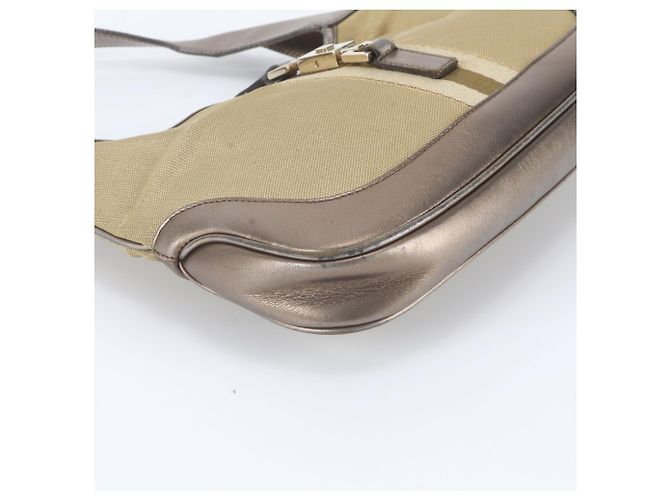 Borsa a tracolla in pelle Gucci Jackie D'oro - vista 4