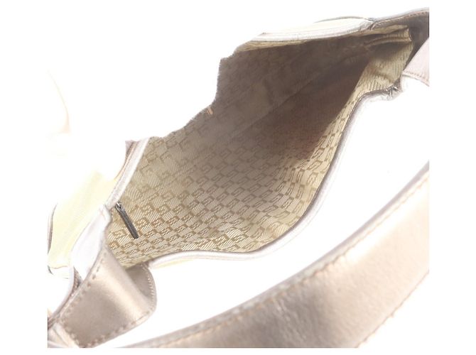 Borsa a tracolla in pelle Gucci Jackie D'oro - vista 7
