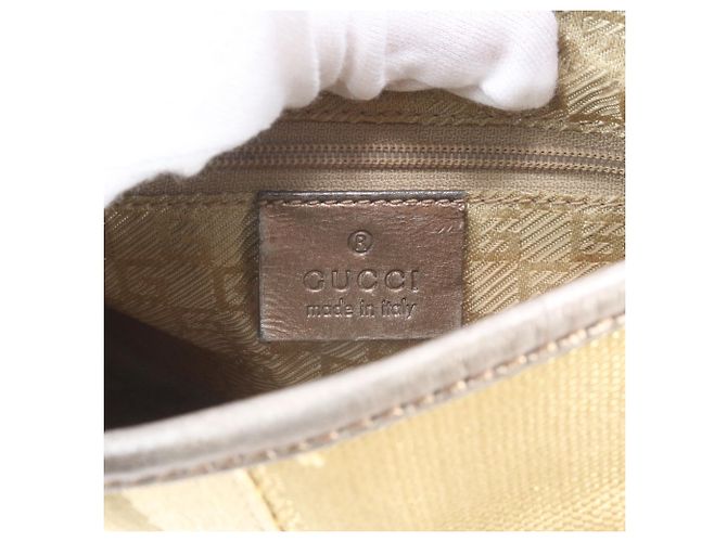 Borsa a tracolla in pelle Gucci Jackie D'oro - vista 8