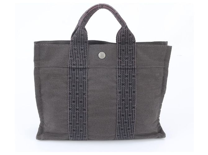Hermès Saco Tote Hermes Herline PM Preto - vista 3