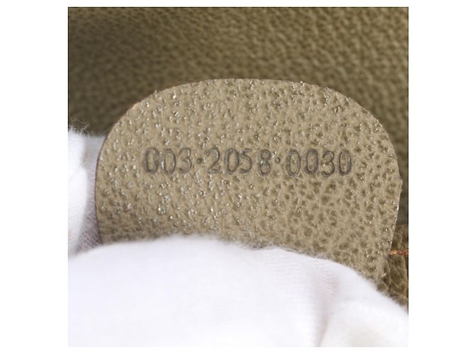 Zaino in pelle Gucci Old Bamboo Marrone - vista 9