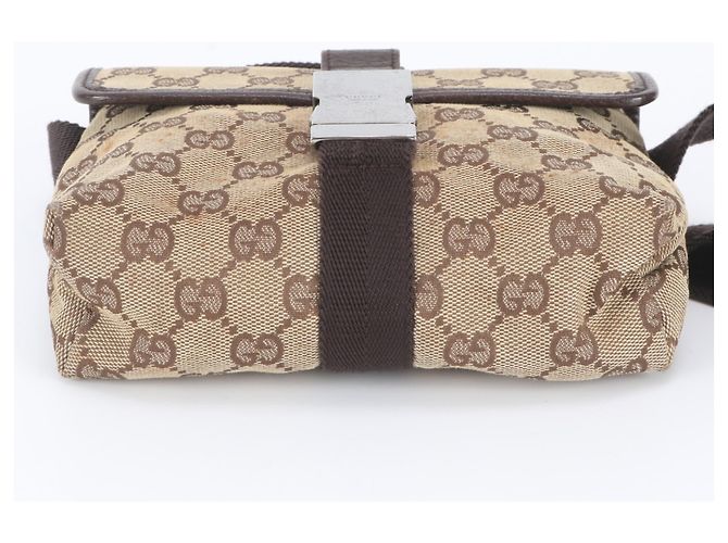 Borsa a tracolla e pochette Gucci in tela GG e pelle Marrone - vista 6