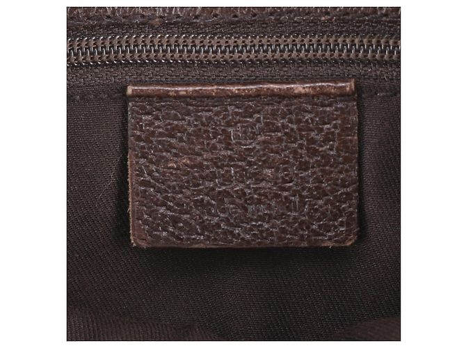 Borsa a tracolla e pochette Gucci in tela GG e pelle Marrone - vista 8