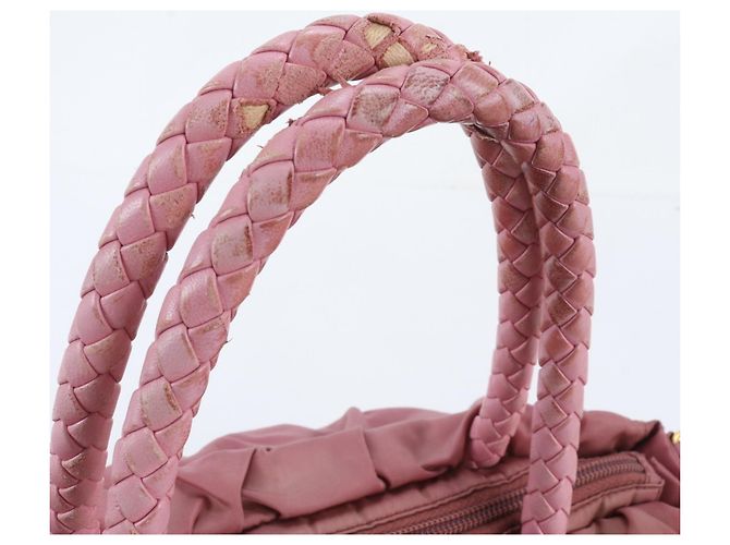 Bolsa Prada Tessuto Nylon BN1631 Rosa - vista 10