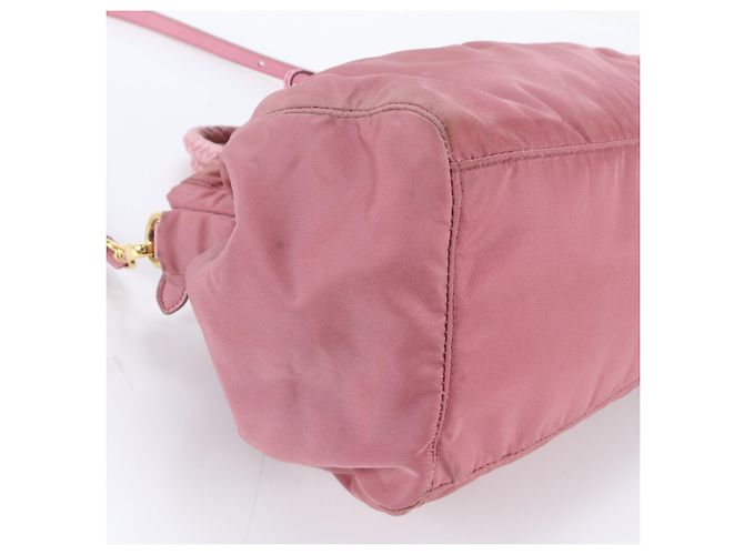 Bolsa Prada Tessuto Nylon BN1631 Rosa - vista 6