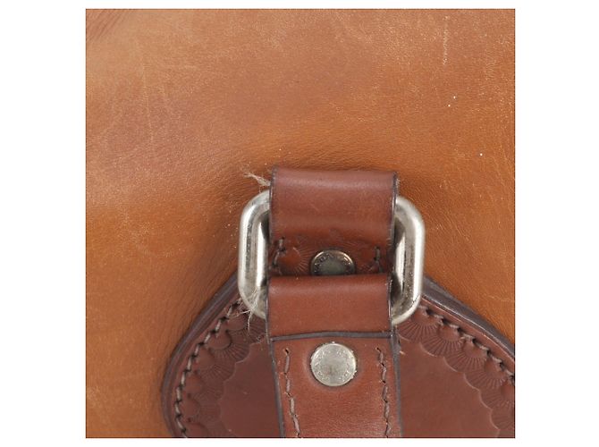 Bolso Tote Prada BR3017 de cuero marrón Castaño - vista 7