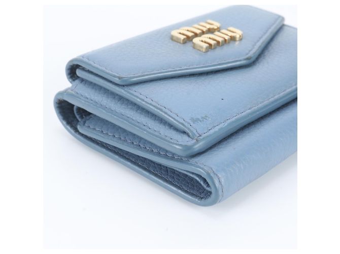 Miu Miu Leder Tri-fold Geldbörse - Ansicht 5