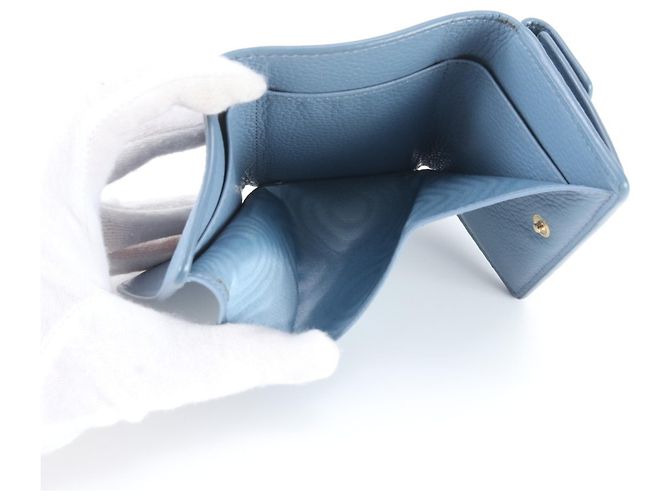 Miu Miu Leder Tri-fold Geldbörse - Ansicht 8