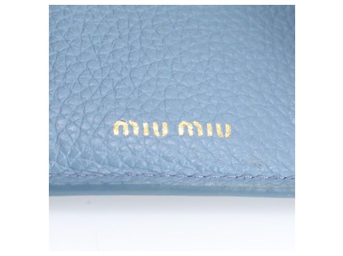 Miu Miu Leder Tri-fold Geldbörse - Ansicht 9