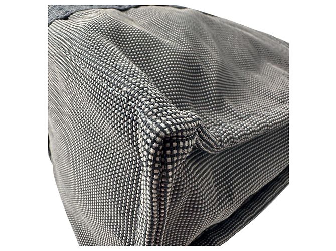 Hermès Bolso Tote Hermes Herline MM Grey Castaño Gris antracita - vista 15
