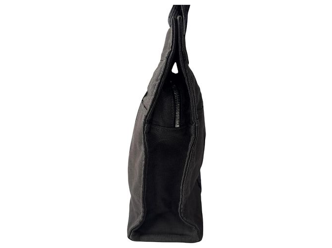 Hermès Bolso Tote Hermes Herline MM Grey Castaño Gris antracita - vista 3