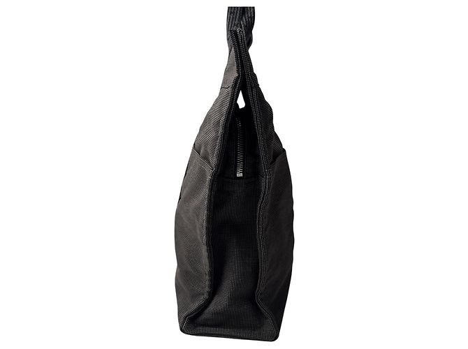 Hermès Bolso Tote Hermes Herline MM Grey Castaño Gris antracita - vista 4