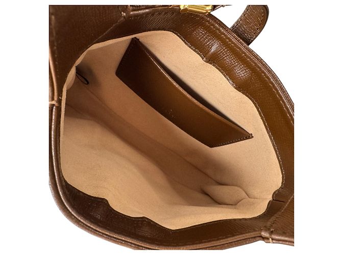 Borsa Gucci New Jackie Sherry Line Marrone - vista 7