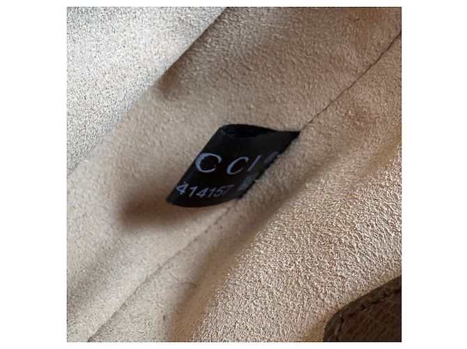 Borsa Gucci New Jackie Sherry Line Marrone - vista 9