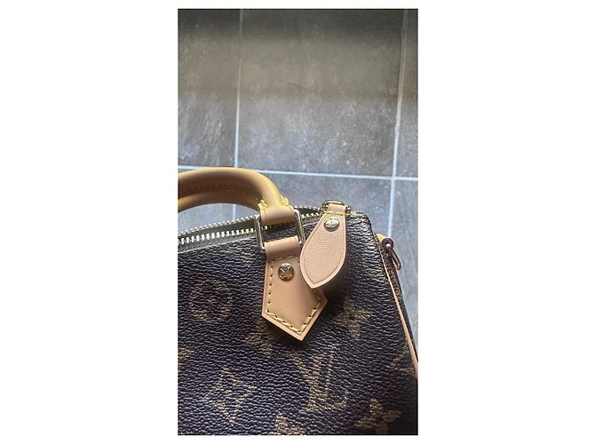 Louis Vuitton Speedy Nano Monogram Canvas Handtasche Braun Monogramm - Ansicht 3