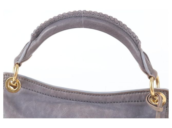 Borsa a mano Miu Miu in pelle Matelassé Marrone - vista 2