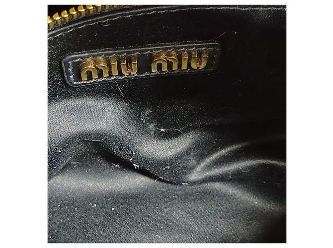 Borsa tote Miu Miu in pelle nera Nero - vista 13