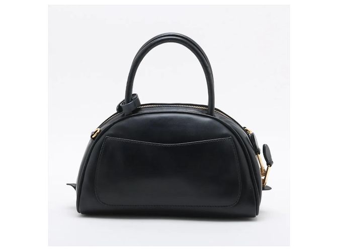 Borsa tote Miu Miu in pelle nera Nero - vista 2