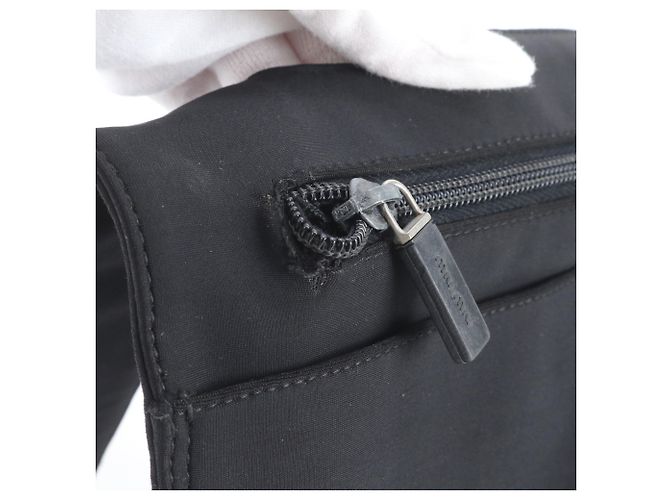 Borsa a tracolla Miu Miu Archive Nylon Nero - vista 9