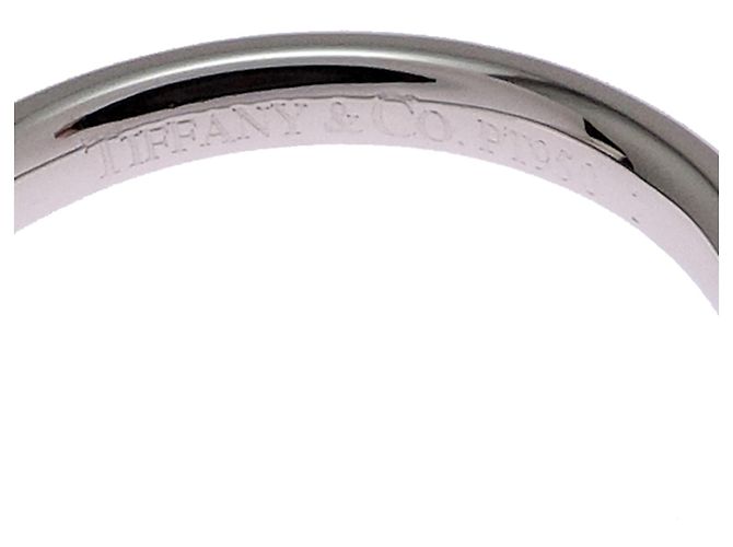 Autre Marque Anello da donna Tiffany & Co. Pt950 curvo con 9 diamanti - vista 5