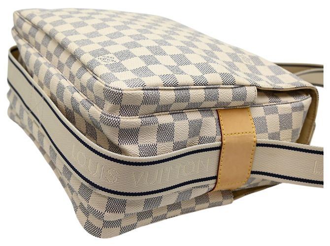 Louis Vuitton Naviglio Schultertasche Weiß - Ansicht 3