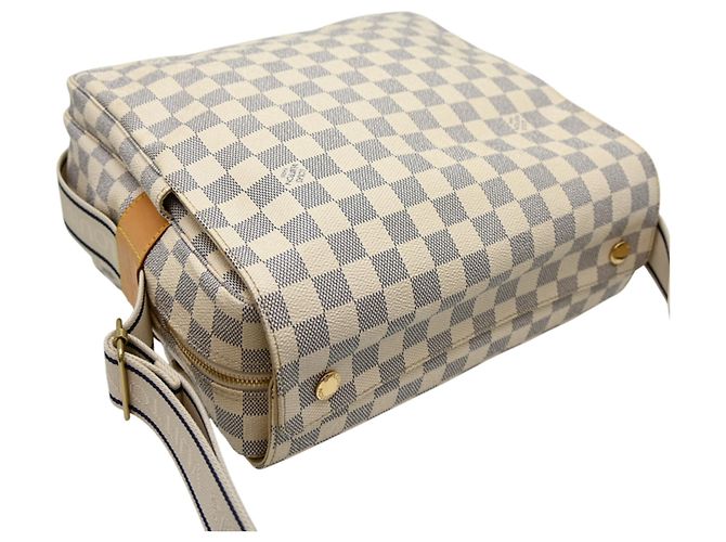 Louis Vuitton Naviglio Schultertasche Weiß - Ansicht 4