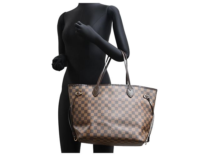 Saco Tote Louis Vuitton Neverfull MM Damier ebene - vista 9