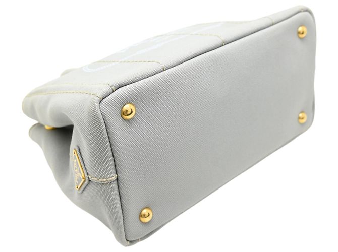 Bolso Prada Canapa PM para mujer Gris - vista 3
