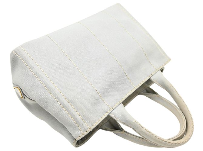 Bolso Prada Canapa PM para mujer Gris - vista 4