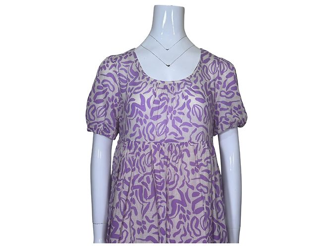 Balzac Paris La Robe De L'Amour Kleid Beige Lila - Ansicht 2