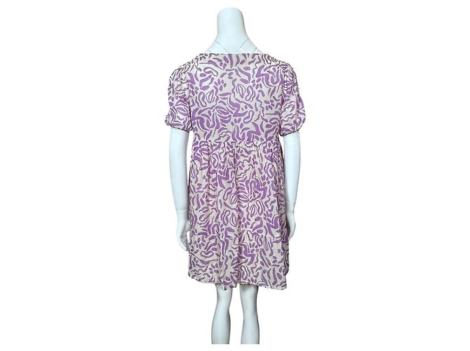 Balzac Paris La Robe De L'Amour Kleid Beige Lila - Ansicht 4