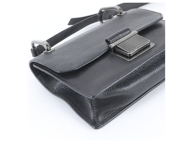 Borsa a tracolla in pelle Miu Miu Nero - vista 5