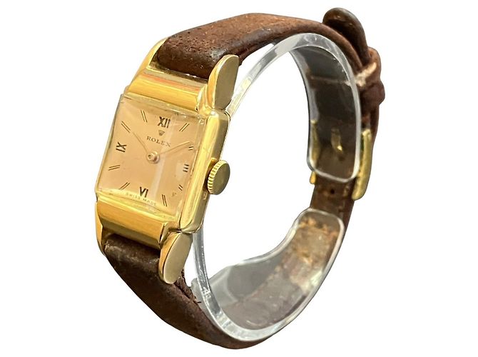 Reloj de pulsera Rolex Precision en oro de 18K - vista 2