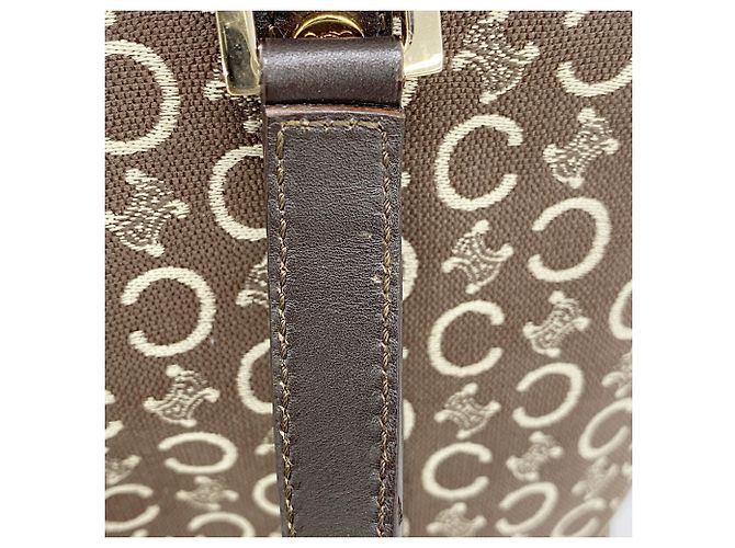 Céline Celine C Macadam Canvas Handtasche Braun - Ansicht 10