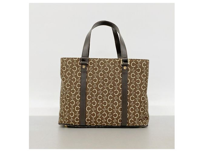 Céline Celine C Macadam Canvas Handtasche Braun - Ansicht 14