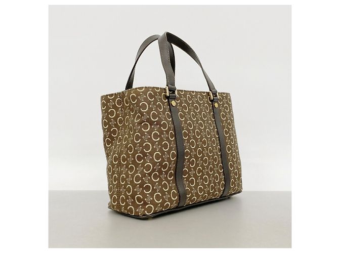 Céline Celine C Macadam Canvas Handtasche Braun - Ansicht 2