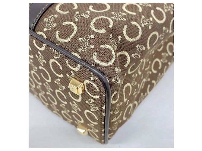 Céline Celine C Macadam Canvas Handtasche Braun - Ansicht 6