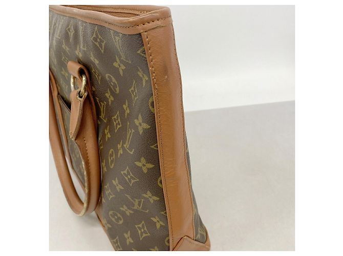 Louis Vuitton Monogram Sac Weekend PM Tote Bag Braun - Ansicht 11