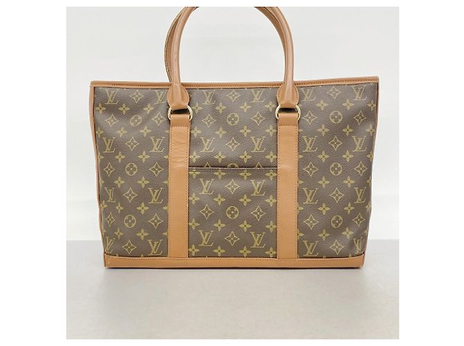 Louis Vuitton Monogram Sac Weekend PM Tote Bag Braun - Ansicht 14